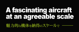 魅力的な機体を納得のスケールで