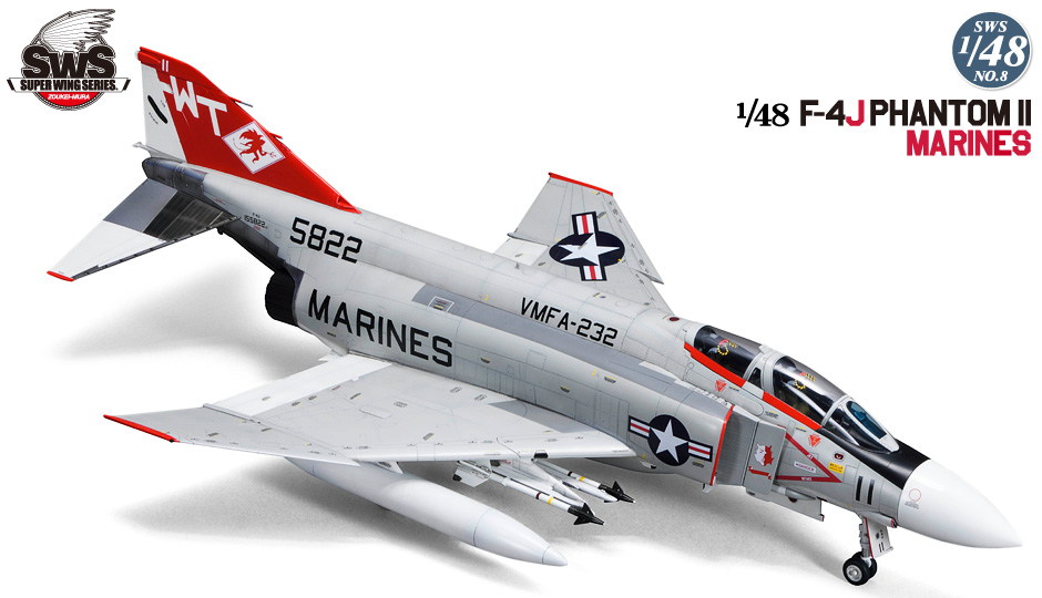 SWS 1/48 scale F-4J MARINES