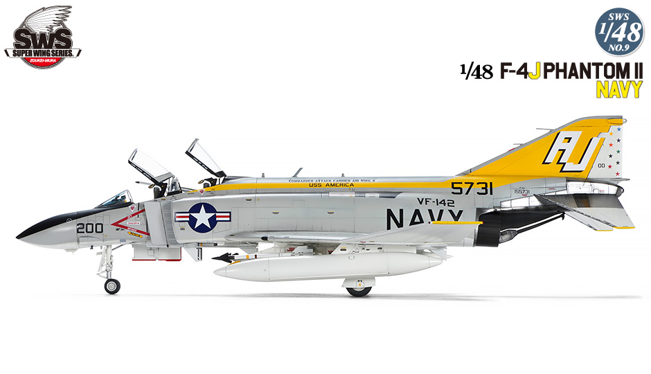 SWS 1/48 scale F-4J NAVY