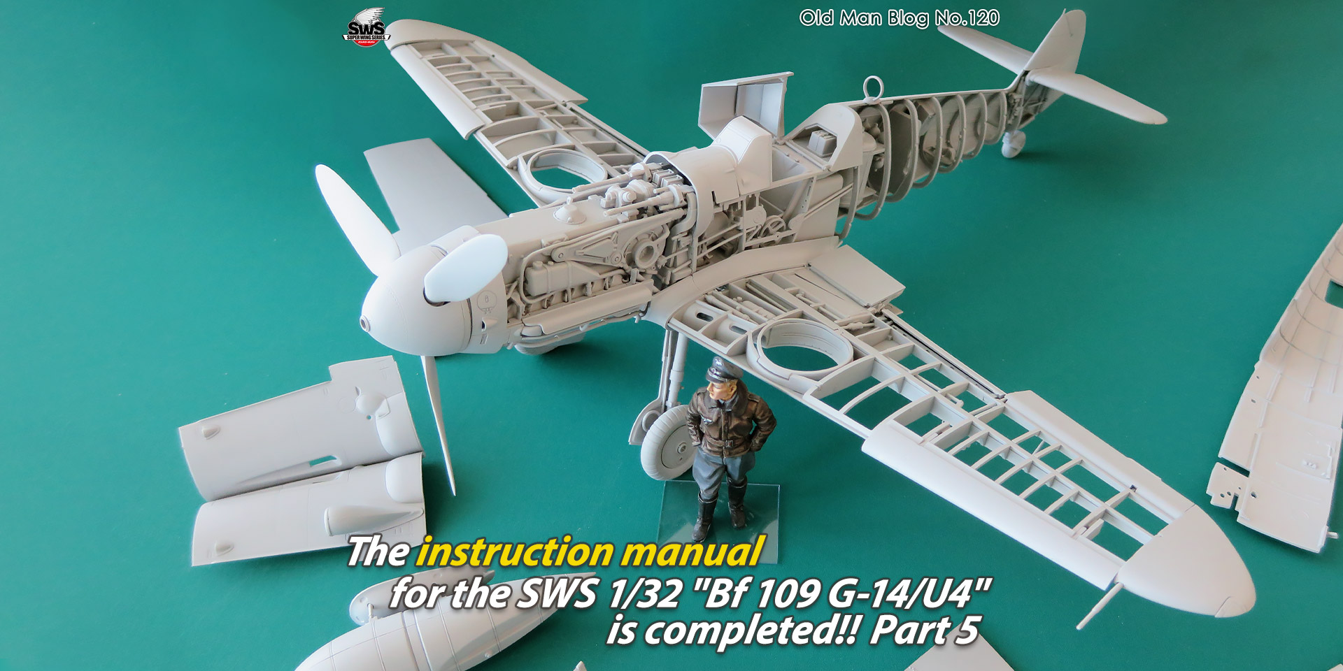The instruction manual for the SWS 1/32 Bf 109 G-14/U14 is completed!! Part 5