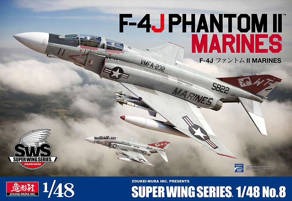 1/48 scale F-4J ファントムII MARINES